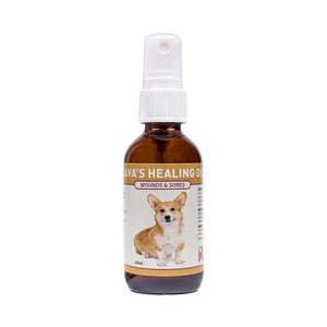 Kava's Healing Oil is an amazing blend that works wonders on dogs with rashes, wounds, sores and hot spots. It has powerful antibacterial and anti-fungal properties. It also helps keep wounds clean and speeds up the healing process. OnTotalWellness distributing for Ontario 