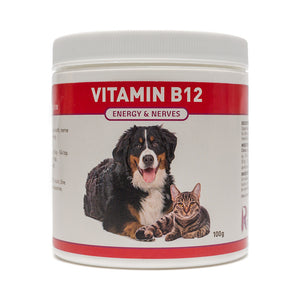 Vitamin B12 is the perfect nutrient choice for dogs and cats who are showing signs of staggering, muscle weakness, seizures, low energy levels or depression. B12 also helps to resolve digestive issues such as gas, diarrhea and constipation. OnTotalWellness distributing for Ontario 