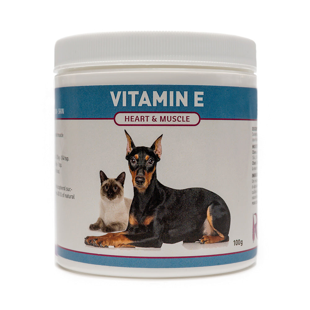 Vitamin E is a key nutrient for dogs and cats that are struggling with muscle weakness, bad coordination and vision problems. It is also a powerful anti-oxidant that helps to repair dry and damaged skin. OnTotalWellness distributing for Ontario 