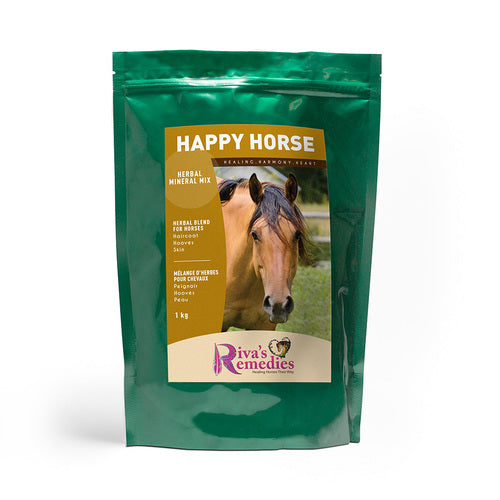 Happy Horse is an all-natural plant and seaweed supplement that provides optimum and highly absorbable and natural nutrition. This blend is rich in organic minerals, vitamins, fibre and anti-oxidants. OnTotalWellness distributing for Ontario 