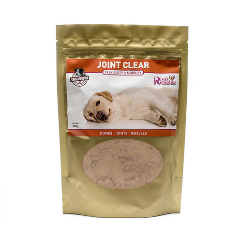 Joint-Clear is a herbal blend for all dogs with symptoms of pain and discomfort from arthritis, hip dysplasia or an injury. OnTotalWellness distributor for Ontario 